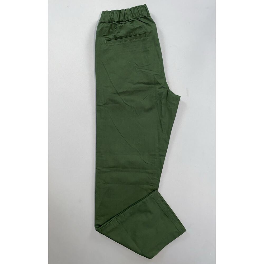 Pact Men's Pull On Elastic Waist Organic Cotton Pants. Green, Men's S. NEW!